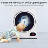GYJ28-88-E Compact portable Household clothes Dryer 1.5CUFT Drum Dryer with LED display -White 120V 90579716