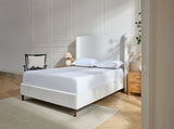 Harper Tall Headboard Upholstered Bed / 54" High Headboard / Elegant Simplicity / No Box Spring B083P227898