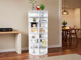 Rotating Shoe Rack Tower, 8-Tier Spinning Storage Rack, Free Standing 360&deg Revolving Shoe 39772527