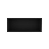 Wenge Rock Wall Cabinet with Open Storage B062P492872