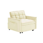 ZUN Sofa bed chair 3 in 1 convertible, recliner, single recliner, suitable for small Spaces with W2564P168263