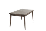 Contemporary Walnut Finish 1pc Dining Table Only Solid wood Rectangle Table Melamine MDF Dining Room B011P203548