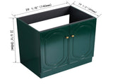 30" Freestanding Bathroom Vanity & 2 Soft-Close Cabinet Doors -Excluding Sink W999P241072