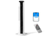 US Standard TS-03RW Tower Fan, 110V 65W, 42 Inch, Cylindrical Shape, No Water Tank, Black & White 46938143