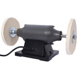 8-Inch Electric Polisher Buffer Grinder - Includes 4PCs 80Ply Thic Buffing Wheels Ideal W465P173365