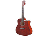 KMA104 41 Inch Dreadnought Cutaway Acoustic Electric Guitar, Basswood Body, Built-in EQ 30909792