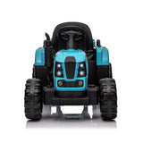 ZUN Ride on Tractor with Trailer,24V 400W Powered Electric Tractor Toy w/Remote Control,electric car for W1578P194692