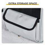 Pet Carrier, Expandable Cat Dog Carrier with Back Extension, Breathable Mesh Travel 47981506