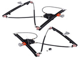 2X Rear Door Window Regulator W/O Motor Replacement for 2003-2013 Maserati Quattroporte M139 65850159