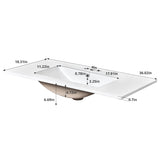 36'' Bathroom Vanity with Top Sink, Modern Bathroom Storage Cabinet with 2 Drawers and a Tip-out N710P230246M