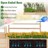 ZUN Garden bed outdoor planting box 86500733