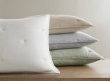 3-Piece King Cotton Embroidered Quilt Set,White B035P408348