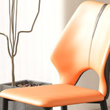 Dining Chairs Set of 2, Modern Design Home Chairs, PU Leather Metal Dining Chairs for Kitchen Dining W2700P236070