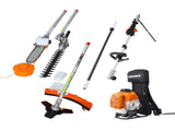 Backpack 4 in 1 Multi-Functional Trimming Tool, 52CC 2-Cycle Garden Tool System with Gas Pole Saw, W46561895