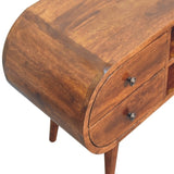 Chestnut Circular Media Unit B182P166635