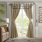 Pleat Curtain Panel with Tieback B035129639