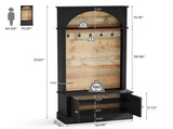 Entryway Coat Rack Shoe Storage 75629050
