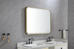 ZUN 48*36 LED Lighted Bathroom Wall Mounted Mirror with High Lumen+Anti-Fog Separately Control W1272119111