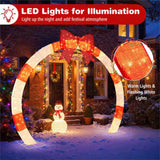 10.4ft LED Christmas Arch - Red Bow, for Garden/Porch/Commercial Spaces 20049887