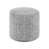 Cylindrical Pouf Chenille Fabric Upholstery Modern Ottoman, Footstool, Non-Slip Floor Pouf, Bean Bag B011P251648