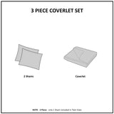 King/Cal King 3 Piece Reversible Scalloped Edge Quilt Set B035129070