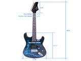 Electric Guitar GST-E Double Pickup Bag Strap Paddle Rocker Cable Wrench 28595514