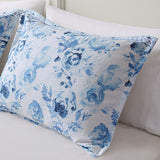 Full/Queen Floral Striped Comforter Set B035P203250