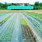 ZUN Weed Barrier Landscape Fabric Heavy Duty,Weed Block Gardening Ground Cover Mat, Weed Control Garden 68980860