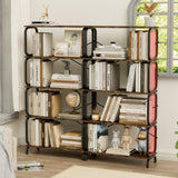 ZUN 5 Tier Large Book Shelf, Bookcase Home Office Open Bookshelf,Shelves for Living Room, Office 89325560