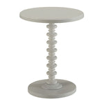 ZUN White Round Wooden Side Table B062P189131