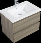 ZUN 30" Floating Bathroom Vanity with Sink, Modern Wall-Mounted Bathroom Storage Vanity Cabinet with W1573P152697