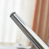 Modern White PU Dining Chairs Set of 4 - Diamond Quilted High Back Design with Silver Chrome Metal W2920P269762