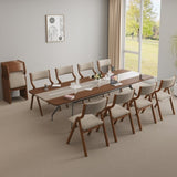 Upholstered folding Dining chair, space saving, easy to carry, Dining Room, No assembly 77185471
