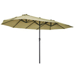 ZUN Outdoor beach umbrella/Double-Sided Market Umbrella （Prohibited by WalMart） 97689925