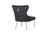 Erica with stainless steel Legs Black 808857623171