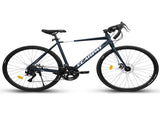 700Cx28 Road Bike, Lightweight Aluminum Frame, Disc Brakes, 16-Speed, Fast Acceleration, Suitable 62864627