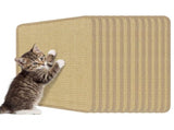 16 x 12 Inch Natural 6-Piece Cat Scratching Mats, Sisal Material Anti-Slip Latex Backing Furniture 15958003