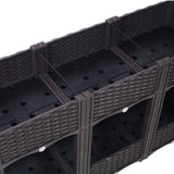 Planter Raised Beds - Elevated Planter Garden Box with Drainage Plug Raised Garden Beds for W465P187505