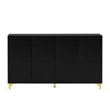 ZUN U_Style A Glossy Finish Light Luxury Storage Cabinet, Adjustable, Suitable for Living Room, Study, WF321488AAB