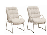 Outdoor Patio Lounge Chair Iron Frame & Plastic Wicker W3990P462687