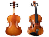GV402 4/4 Acoustic Violin Kit Natural Varnish w/Square Case, 2 Bows, 3 In 1 41479161