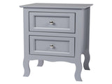 2pcs Country Style Two-Tier Night Tables Large Size Grace 82072518