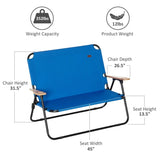 ZUN Folding Camping Chairs / beach chair （Prohibited by WalMart） 16985757