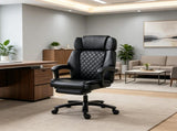 Massage Office Chair, 400lbs Capacity Desk Chair with Heat, Adjustable Headrest, Reclining & 97942172