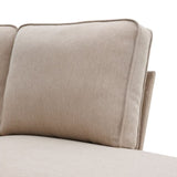 ZUN [New] 104.3*78.7" Modern L-shaped Sectional Sofa,7-seat Linen Fabric Couch Set with 51945284