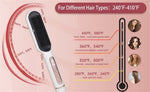 ZUN Negative Ionic Hair Straightener Brush with 9 Temp Settings, 30s Fast Heating, Hair Straightening 29366053