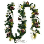 ZUN 9 Feet Christmas Garland with LED Lights 67883191