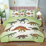 Super Soft Fade Resistant Microfiber Dinosaur Bedding Set for Girls Boys, All Season Green Dinosaur 52083547