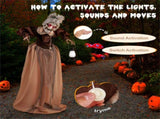 Halloween Decoration Talking Old Lady 04981910