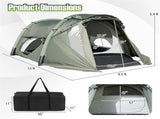5-7 Person Inflatable Camping Tent with Screened Porch, Waterproof PU2000mm Family Cabin Tent for 26333334